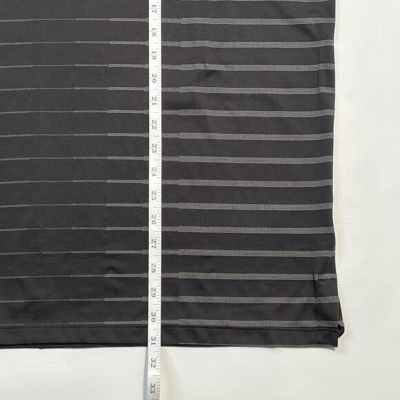 Nike Tiger Woods Polo Shirt Mens XL Black Striped Dri-Fit Golf BV0350-010 - Picture 9 of 16